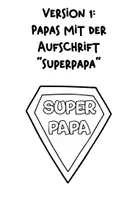 Vorschau - Mal- und Bastelvorlagen - Vatertag | Bastelvorlage | Superheld Klappkarte | Grundschule | Vatertagsgeschenk - Seite 2