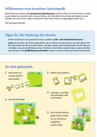 Vorschau - Spiele - Lass uns basteln – Ausschneiden und Kleben ab 3 Jahre – Unterwegs - Seite 1
