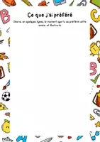 Aperçu - Autre type de ressources - Journal de fin d'année CM2 - Page 2