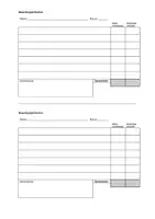 Vorschau - Anderer Materialtyp - Vorlage Benotung mit Selbsteinschätzung für SuS - Deckblatt