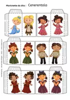 anteprima - Materiale per pittura e bricolage - Cenerentola - Pupazzi dito - Marionetta - Favola - Pagina 2
