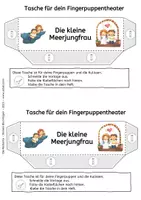 Vorschau - Mal- und Bastelvorlagen - Die kleine Meerjungfrau - Fingerpuppen zum Märchen - Seite 3