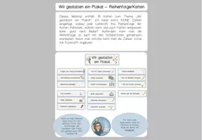Vorschau - Präsentationen/Tafelbilder - Plakat erstellen - Reihenfolge Tafelkarten #2für2 #zweifürzwei - Deckblatt