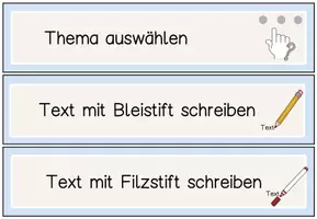 Vorschau - Präsentationen/Tafelbilder - Plakat erstellen - Reihenfolge Tafelkarten #2für2 #zweifürzwei - Seite 1