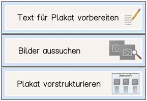 Vorschau - Präsentationen/Tafelbilder - Plakat erstellen - Reihenfolge Tafelkarten #2für2 #zweifürzwei - Seite 3