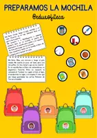 Vista previa - Juegos / Gamificación - LECTURA COMPRENSIVA: Preparamos la mochila. - página 1