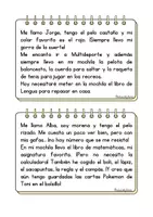 Vista previa - Juegos / Gamificación - LECTURA COMPRENSIVA: Preparamos la mochila. - Portada