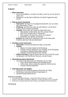 Vorschau - Klassenarbeiten - Klassenarbeit - Eine Erzählung (Geschichte) anhand von Bildern gestalten (Prozessorientierung, Schreibplan, Kreatives Schreiben) mit EHZ - Seite 2