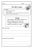 Vorschau - Arbeitsblätter - Bienen Übungsheft zu den Lesestrategien - Seite 2