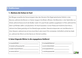 Vorschau - Arbeitsblätter - Fünf Zeitformen verstehen und üben - Seite 3