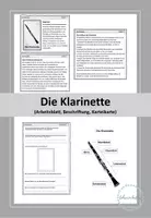 Vorschau - Arbeitsblätter - Die Klarinette - Deckblatt