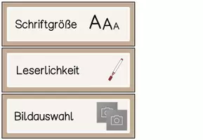 Vorschau - Präsentationen/Tafelbilder - Feedback Plakatgestaltung - Plakate Kriterien - Seite 3