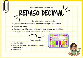 Vista previa - Juegos / Gamificación - Pack Números decimales - página 1