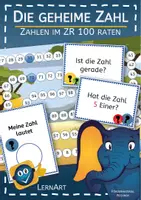Vorschau - Spiele - Orientierung im Zahlenraum 100 - Die geheime Zahl - Deckblatt