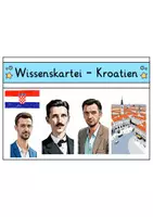 Vorschau - Stationenlernen - Wissenskartei - Kroatien - Seite 1