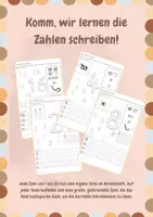Vorschau - Arbeitsblätter - Komm, wir lernen die Zahlen schreiben! - Arbeitsheft - Deckblatt