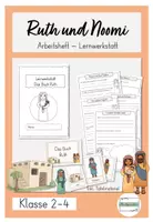 Vorschau - Unterrichtsreihen - Lernwerkstatt Das Buch Ruth / Rut und Noomi - Deckblatt