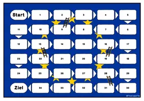 Vorschau - Spiele - Europa / EU Spiel mit Spielbrett und Fragen - Seite 1