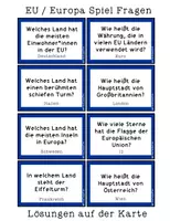 Vorschau - Spiele - Europa / EU Spiel mit Spielbrett und Fragen - Seite 3
