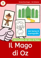 anteprima - Materiale per pittura e bricolage - Il Mago di Oz - Pupazzi dito - Marionetta - Favola - Pagina di copertina