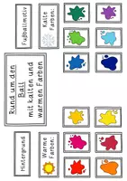 Vorschau - Mal- und Bastelvorlagen - Kunstidee Fußball, WM, Sport - Rasterbilder "Rund um den Ball" - Kunst Grundschule - Seite 2