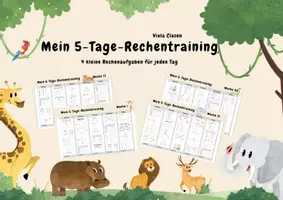 Vorschau - Arbeitsblätter - Mein 5-Tage-Rechentraining - Klasse 1 - Deckblatt