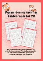 Vorschau - Arbeitsblätter - Pyramidenrechnen im Zahlenraum bis 20 - Deckblatt