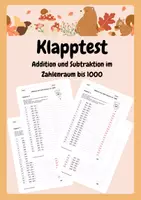 Vorschau - Arbeitsblätter - Klapptestfestival - Zahlenraum bis 1000 - Deckblatt