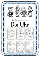 Vorschau - Stundenentwürfe - Materialpaket Uhr, Zeit und Kalender Klasse 2, 3, 4 - Seite 1