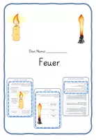 Vorschau - Stundenentwürfe - Materialpaket Feuer und Wasser Klasse 2, 3, 4 - Deckblatt