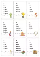 Vorschau - Spiele - Schulmonsterstarke Treppenwörter: Wörter mit K/k - Seite 3