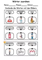Vorschau - Arbeitsblätter - Materialpaket Schreiben und Sprache Thema Feuerwehr - DaZ/DaF, Deutsch - Seite 2