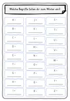 Vorschau - Stundenentwürfe - Winter Jahreszeiten Klasse 1, 2, 3, 4 - Seite 1