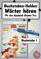 Vorschau - Arbeitsblätter - AnybookPro Material: für DaZ Buchstabenhelden "I" - Deckblatt