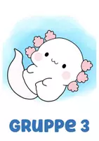 Vorschau - Mal- und Bastelvorlagen - Axolotlklasse Klassentier Axolotl Gruppenschilder kostenlos - Seite 3