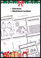 Vista previa - Hojas de trabajo - Cuaderno de navidad 2-3 grado - página 2