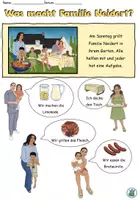 Vorschau - Arbeitsblätter - Bestimmte Artikel im Akkusativ "Wir grillen" Merkblatt und Präsentation zur Einführung - DaZ / DaF / Deutsch - Seite 1
