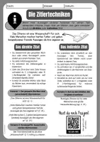 Vorschau - Merkblätter - Richtiges Zitieren - Die Zitiertechniken (Übersicht / Merkblatt mit QR-Code zu Erklärvideo) - Seite 1