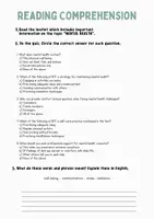 Vorschau - Arbeitsblätter - Reading Comprehension und Writing Task: Mental Health - Seite 2