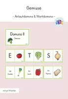 Vorschau - Spiele - Gemüse: Domino (2-fach differenziert) - Deckblatt