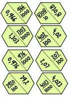 Vista previa - Juegos / Gamificación - Números decimales - Decimal y fracción - página 2