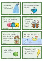 Vorschau - Spiele - 50+ Gesprächskarten zu Umwelt, Umweltschutz (Klasse 4-7) #timeforclimateaction - Seite 3