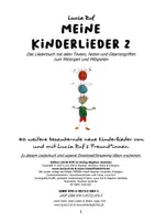 Vorschau - Anderer Materialtyp - Lucia Ruf - Meine Kinderlieder 2 - 40 weitere bezaubernde neue Kinderlieder - Das Liederbuch - Seite 1