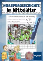 Vorschau - Arbeitsblätter - AnybookPro Material für DaZ: "Besuch auf der Burg" - Deckblatt