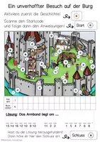 Vorschau - Arbeitsblätter - AnybookPro Material für DaZ: "Besuch auf der Burg" - Seite 3