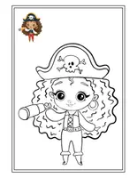 Aperçu - Préparation de séance / Séance complète - Pirates avec modèles - Livre de coloriages +9 fiches d'activités - Page 2