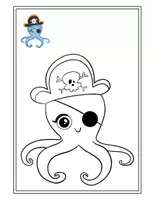 Aperçu - Préparation de séance / Séance complète - Pirates avec modèles - Livre de coloriages +9 fiches d'activités - Page 3