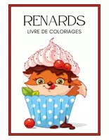 Aperçu - Feuilles d'exercices - Renards avec modèles - Livre de coloriages +6 illustrations - Page de couverture