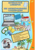 Vorschau - Spiele - interaktive Lesespur, Lesespurgeschichte, Sommer, 3. Klasse, 4. Klasse, 5. Klasse, Lesen, Die verschwundenen Tauchsachen - Deckblatt