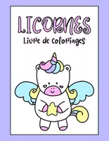 Aperçu - Préparation de séance / Séance complète - Licornes avec modèles - Livre de coloriages +8 fiches d'activités - Page de couverture